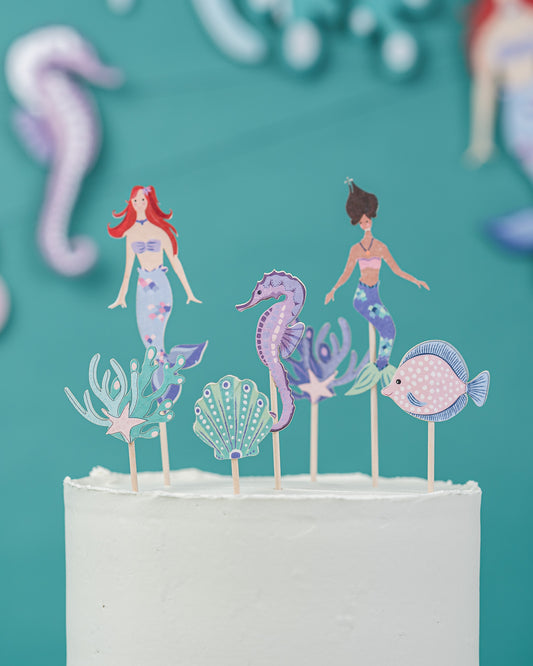 Mermaid Cake Toppers