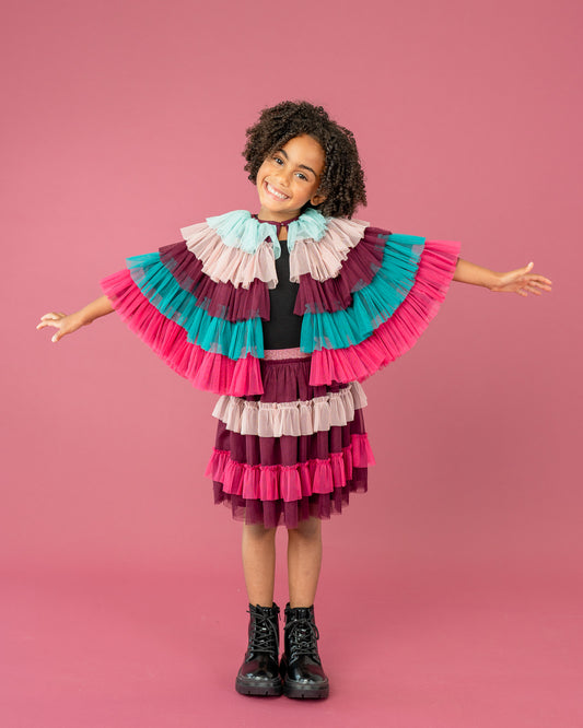 Ezra Ruffle Capelet