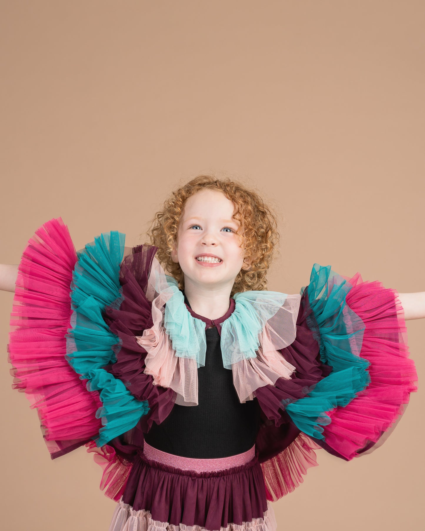 Ezra Ruffle Capelet