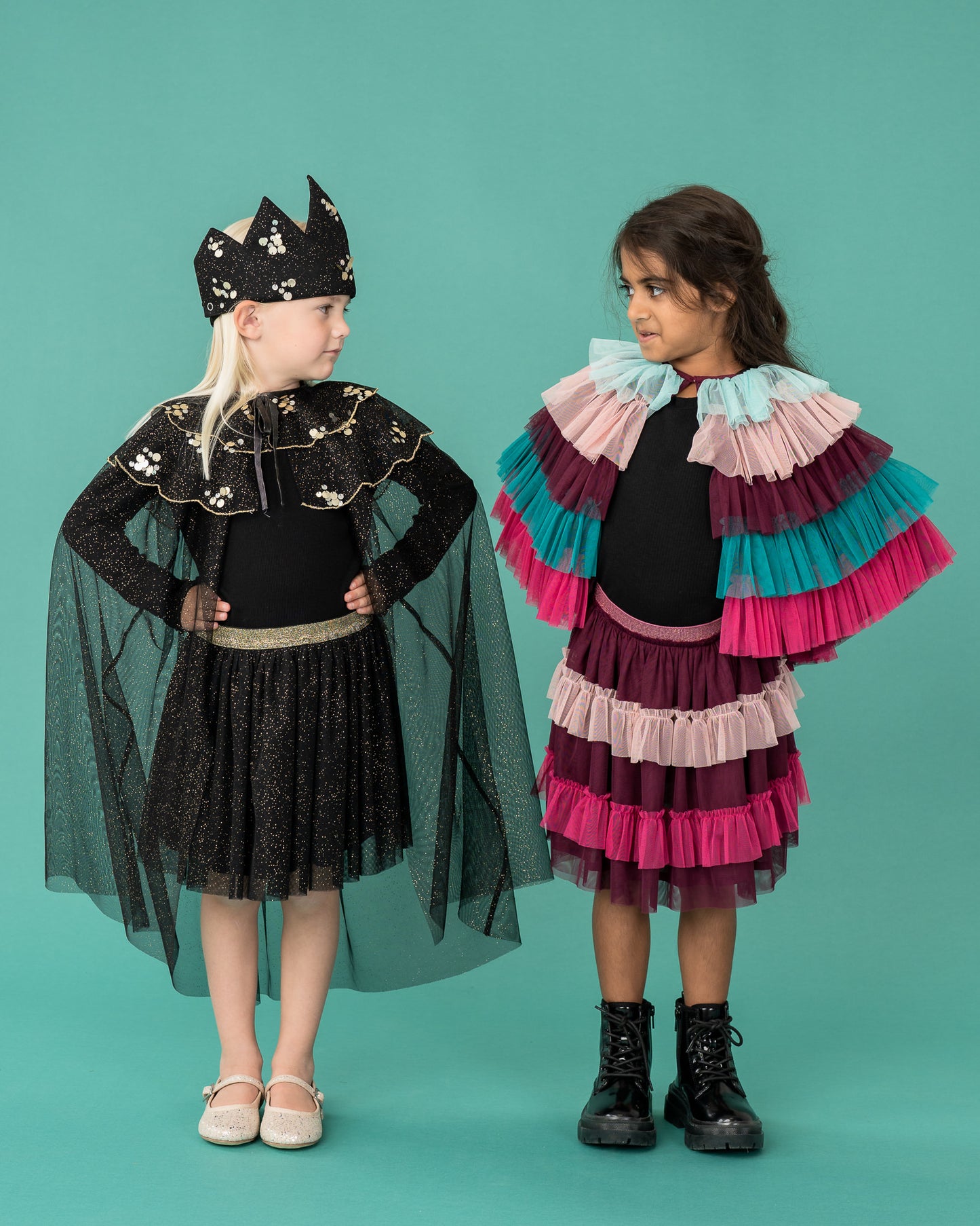 Luna Frill Neck Cape