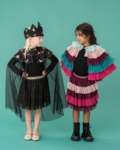 Luna Frill Neck Cape