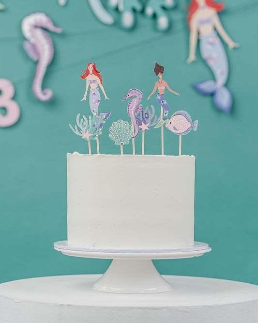 Mermaid Cake Toppers