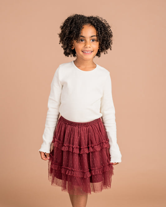 Poppy Ruffle Tutu Skirt - 2-10 years
